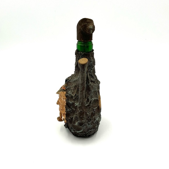 RARE VINTAGE RINDENSCHMID BEARDED MAN SIMULATED TREE BARK DECANTER (EMPTY) - Picture 4 of 9